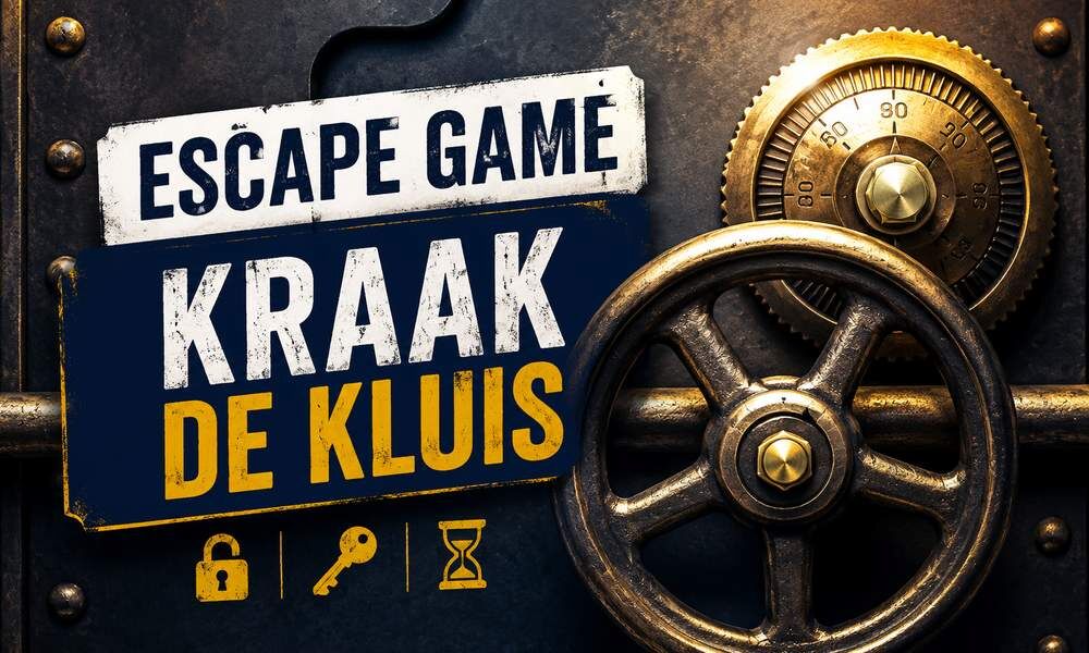 Dagarrangement Escape Game: Kraak de kluis