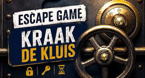 Dagarrangement Escape Game: Kraak de kluis
